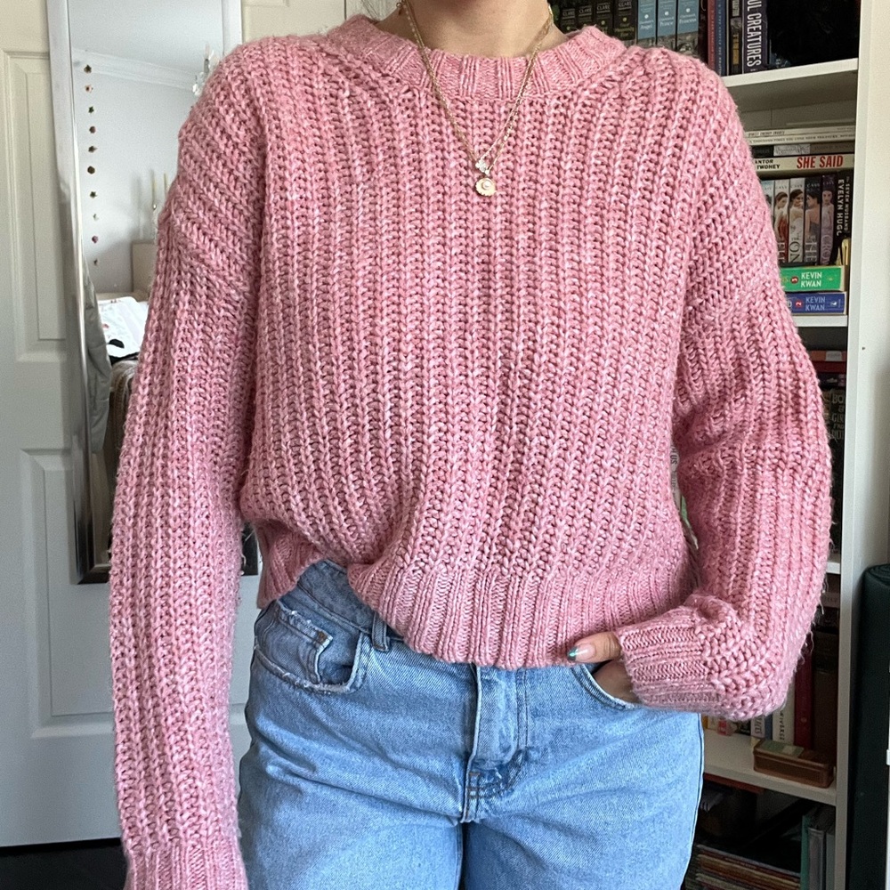 Pink American Eagle knit